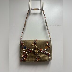 🐚Mary Frances hand-beaded handbag☀️